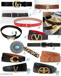 Female Designer Belts